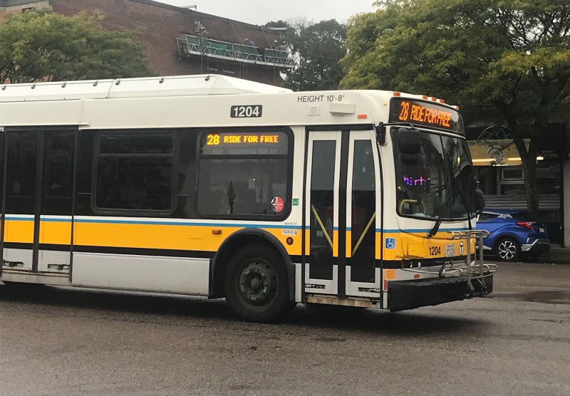 28 bus route in Grove Hall