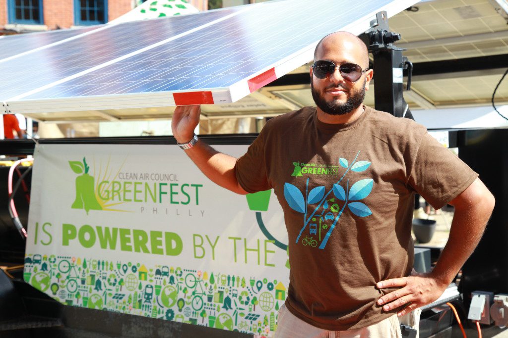 Greenfest Philly is 100% solar powered. 