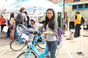 Festival goers can take Indego to Greenfest for free. 