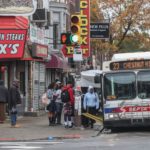 The northbound SEPTA bus on Germantown Avenue