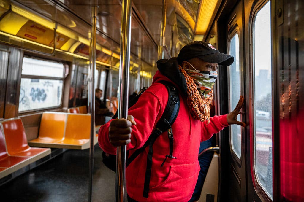 Derek Jiminez a transit rider in New York