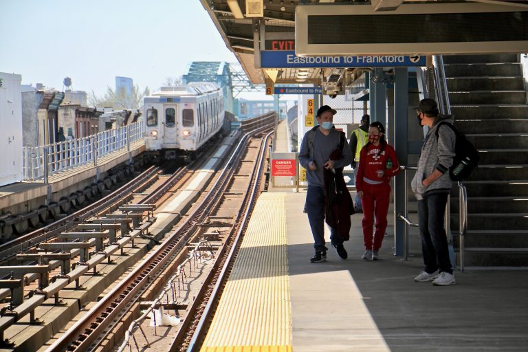 Passengers at the Somerset Station