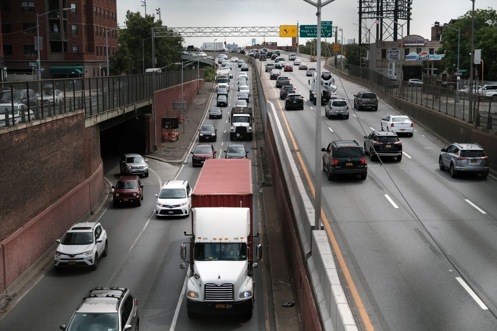 Traffic in Brooklyn.