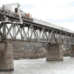 Inspectors checking SEPTA's Bridgeport Viaduct in 2013